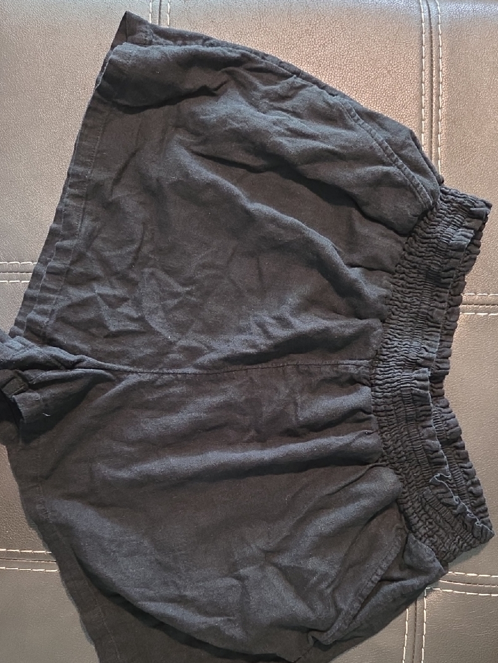 Universal Thread Black Elastic Waist Shorts